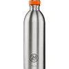 Bouteille Urban En Acier Argenté 1L