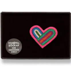 Broche Coeur en cage