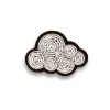 Broche Nuage Cumulus - Argent