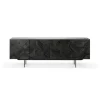 Buffet Graphic en teck verni - 4 portes