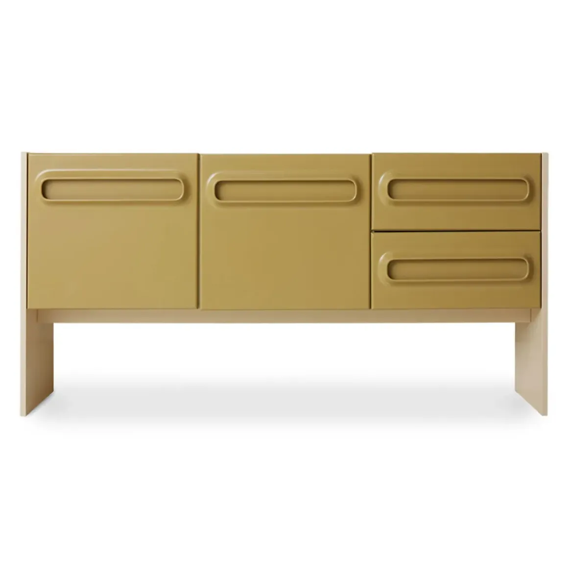 Buffet Space Dresser - 160 x 42 x 80 cm - Sage u0026 Cream