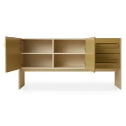 Buffet Space Dresser - 160 x 42 x 80 cm - Sage u0026 Cream