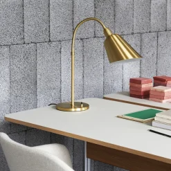 Bureau Pavilion AV16 Linoleum Iron 4178 - Noyer / Pieds Chrome