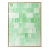 Cadre Peinture Abstraite - 75 x 100 cm - Verte