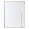 Cadre Relief Art B - 100 x 123 cm - Blanc XL