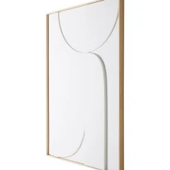 Cadre Relief Art B - 100 x 123 cm - Blanc XL