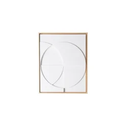 Cadre Relief Art C - 40 x 50 cm - Blanc S