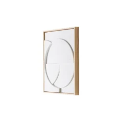 Cadre Relief Art C - 40 x 50 cm - Blanc S