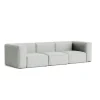 Canapé Mags Soft 3 places - Combinaison 1 - Hallingdal 116 - Coutures Dark Grey