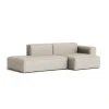 Canapé Méridienne Mags Soft Low 2.5 places - Combinaison 3 right - Roden 04 - Coutures Beige