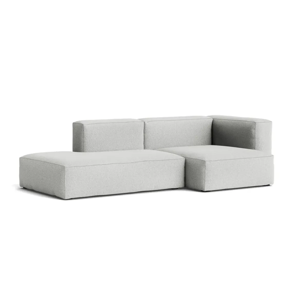 Canapé Méridienne Mags Soft 2.5 places - Combinaison 3 right - Hallingdal 116 - Coutures Light Grey