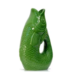 Carafe / Vase Monsieur Carafon Poisson - Vert Bay