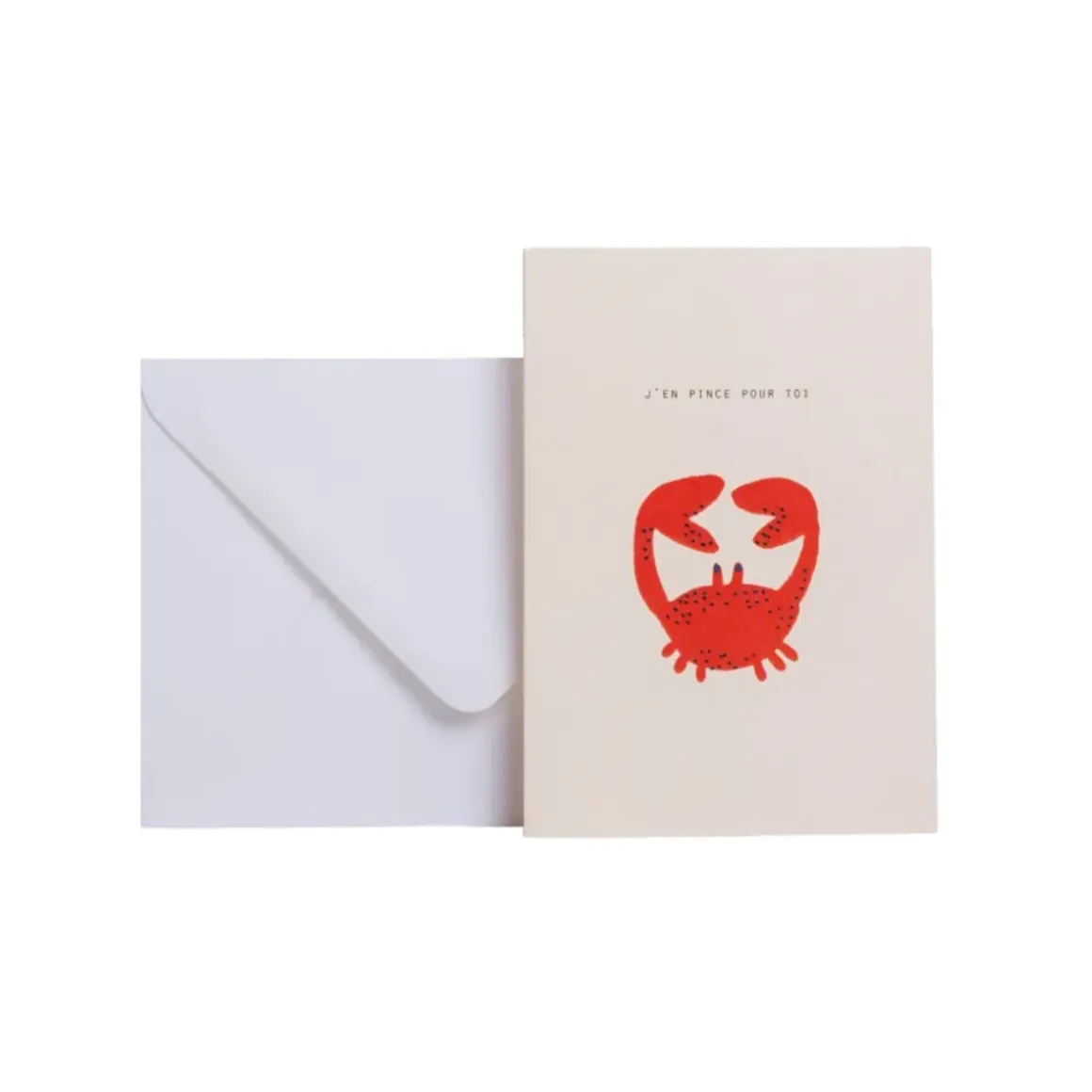 Carte de voeux Crabe
