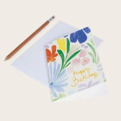 Carte Double Parfum Joyeux Anniversaire