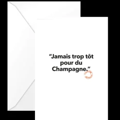 Carte Postale Jamais Trop Tôt