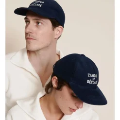 Casquette l'Amour est Déclaré Côtelé - Navy