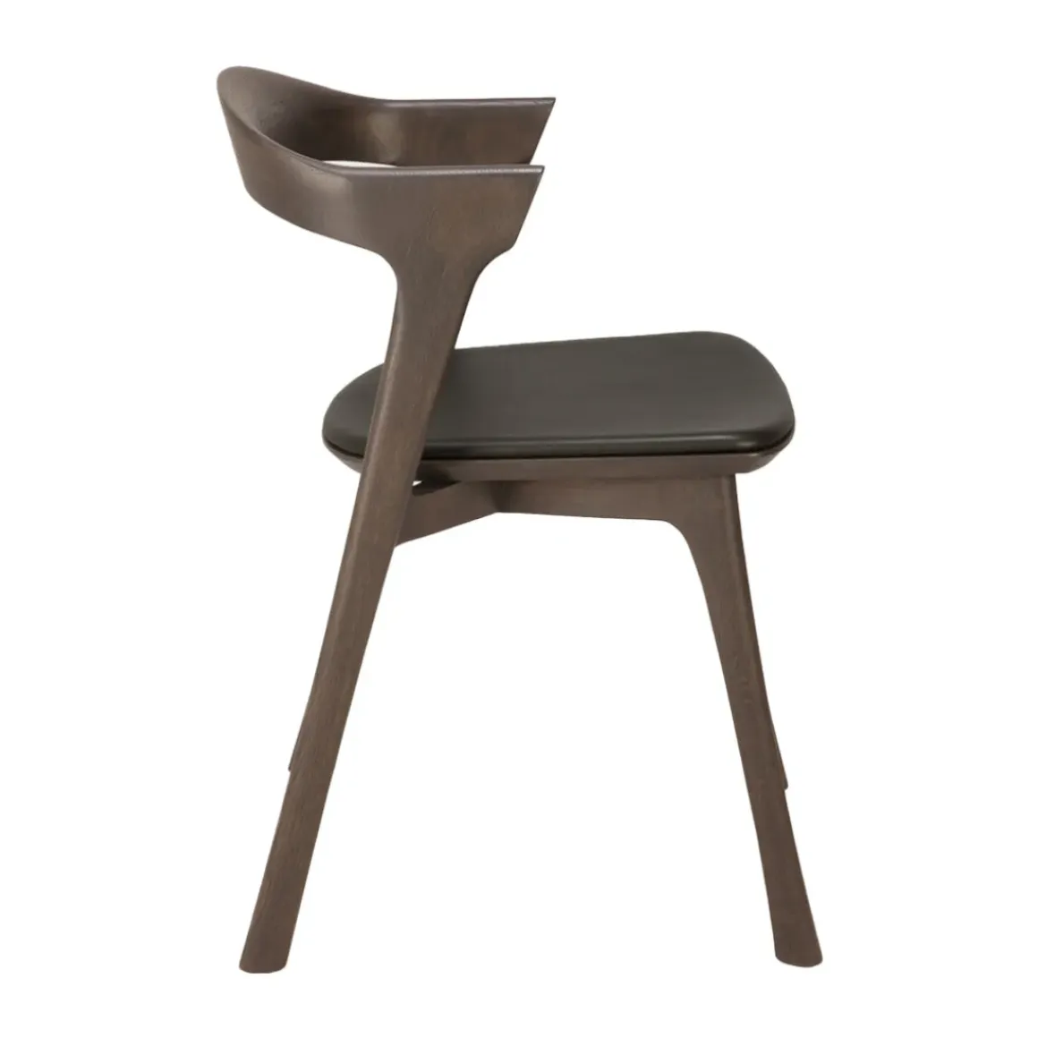Chaise Bok en chêne brun