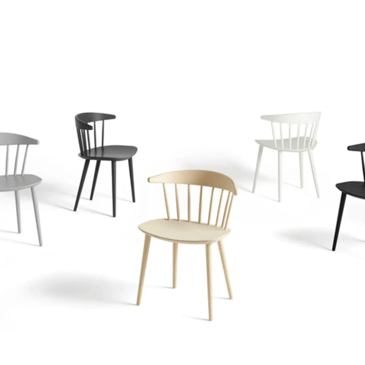 Chaise J104 en hêtre Naturel