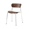 Chaise Pavilion AV1 Noyer/Chrome