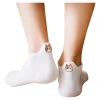 Chaussettes Languette Chat 35/42 - Blanc