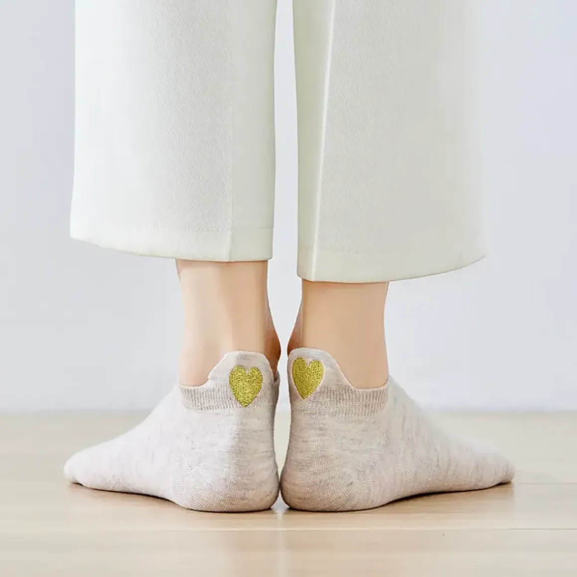 Chaussettes Languette Coeur
