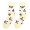 Chaussettes Papillon - Mauve