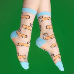 Chaussettes Transparentes - Corgi
