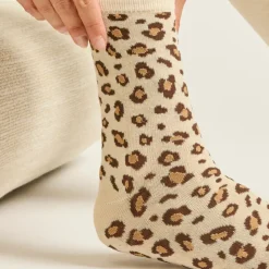 Coffret de 7 Chaussettes Léopard Paillettes