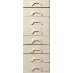 Commode 8 Tiroirs - Crème