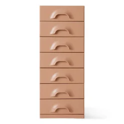 Commode 7 Tiroirs - 45 x 40.5 x 113 cm - Blush