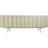 Console / Meuble télé - 159,5 x 40 x 55 cm - Vert Olive