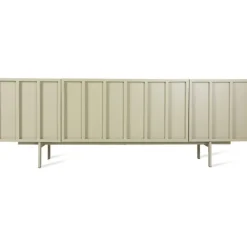 Console / Meuble télé - 159,5 x 40 x 55 cm - Vert Olive