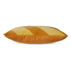 Coussin Rayé April en Velours - 60 x 40 cm