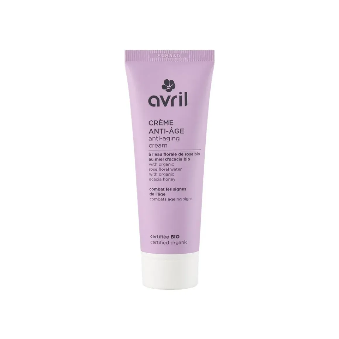 Crème anti-âge certifiée bio