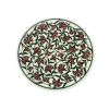 Dessous De Plat Rond Céramique - Vert et Rouge