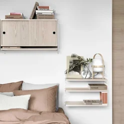 Etagère String Pocket - Frêne u0026 Blanc