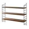 Etagère String Pocket - Noyer u0026 Noir