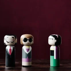 Figurine en bois Kokeshi Sketch.inc Anna - 14.5 cm