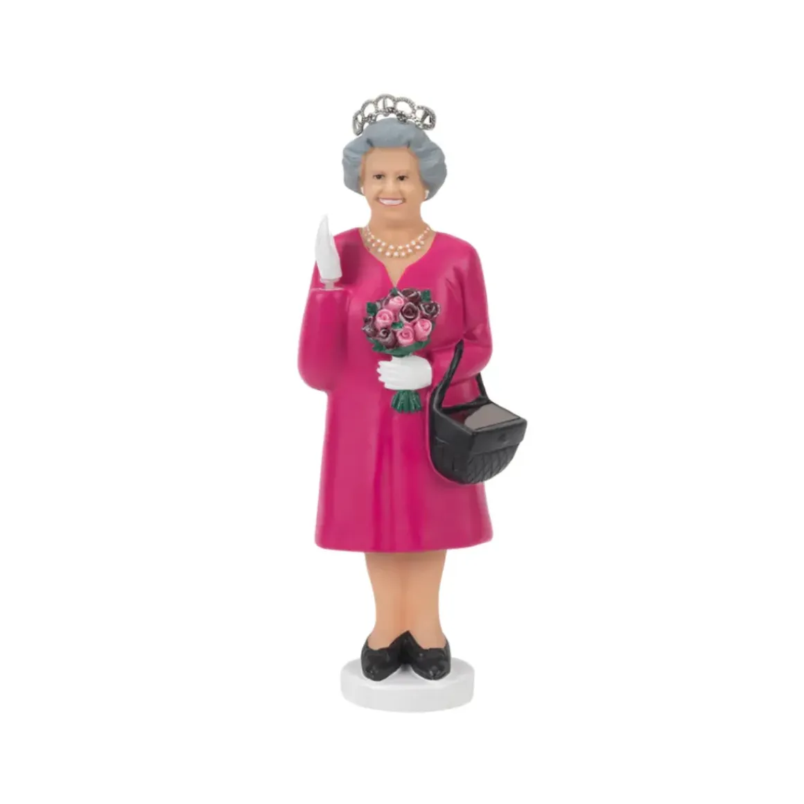 Figurine Reine solaire - Elisabeth II - Edition Jubilé - Rose