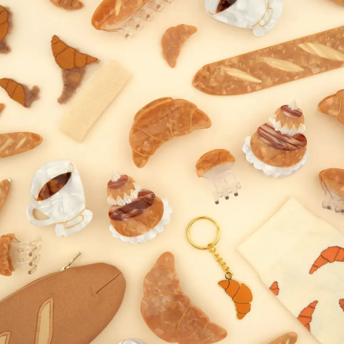 French Barrette Croissant