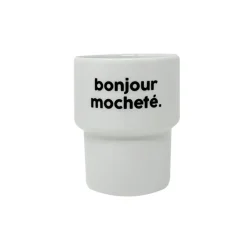 Gobelet en porcelaine - Bonjour Mocheté