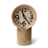 Horloge Rétro en céramique - h 23,5 cm - Crème