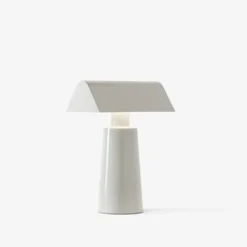 Lampe de table Caret MF1 H 22cm - Gris soie