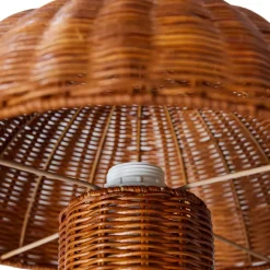 Lampe De Table Rotin - ? 34 cm x 30 cm