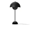 Lampe Flowerpot Noir mat VP3 by Verner Panton
