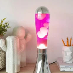 Lampe Lava Magma Argenté
