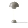 Lampe à poser Flowerpot VP3 by Verner Panton - Gris beige