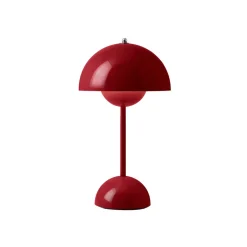Lampe à poser Flowerpot VP9 Sans fil - Rouge Vermillion