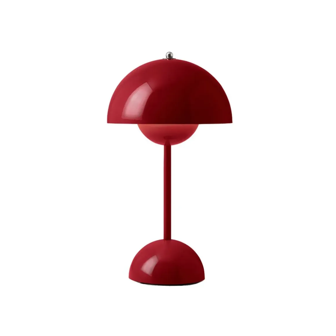 Lampe à poser Flowerpot VP9 Sans fil - Rouge Vermillion
