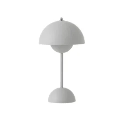 Lampe à poser Flowerpot VP9 Sans fil Gris clair mat